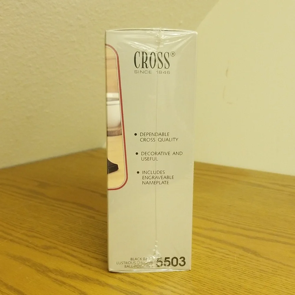Cross BlackBase/Lustrous Chrome Ball Point Pen 5503 - Picture 4 of 6